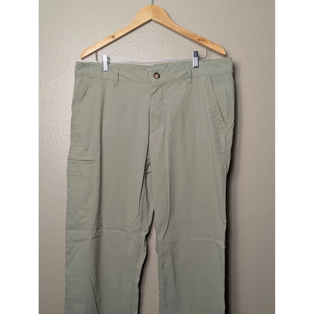Unionbay UB Tech Pants Men 38x30 Khaki Green Rainier Travel Hiking Stretch Chino